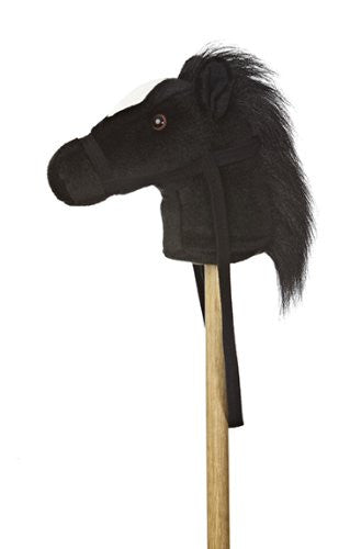 Aurora 02419 World World Giddy-up Stick Horse 37" Plush, Black