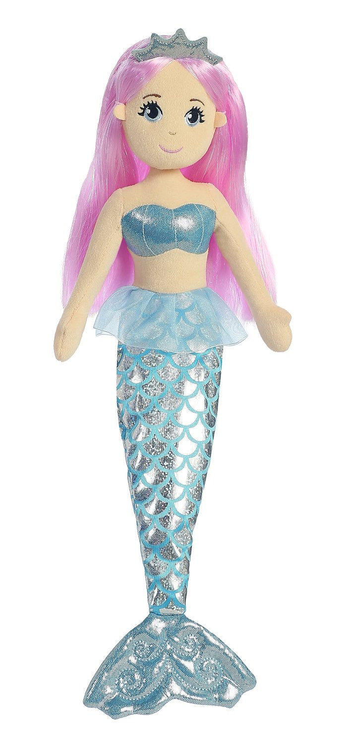 Aurora 33085 World Sea Sparkles Crystal Mermaid Plush