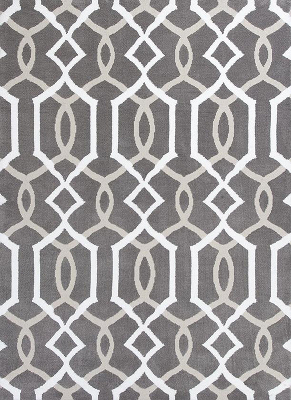 Kas Rugs Allure 4081 Taupe Gramercy Hand-tufted 100% Polyester 2