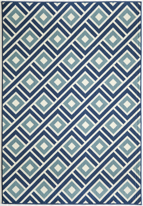 Momeni Baja0baj-7blu1837 Egyptian Machine Made Collection Blue Finish Rugs 1