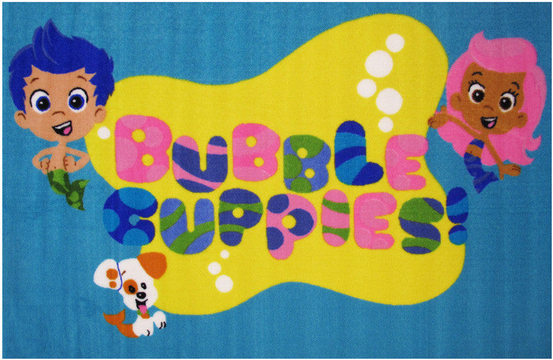 Fun Rugs Bg-41 3958 Bubble Guppies Collection Bubble Guppies Multi-color - 39 X 58 In.