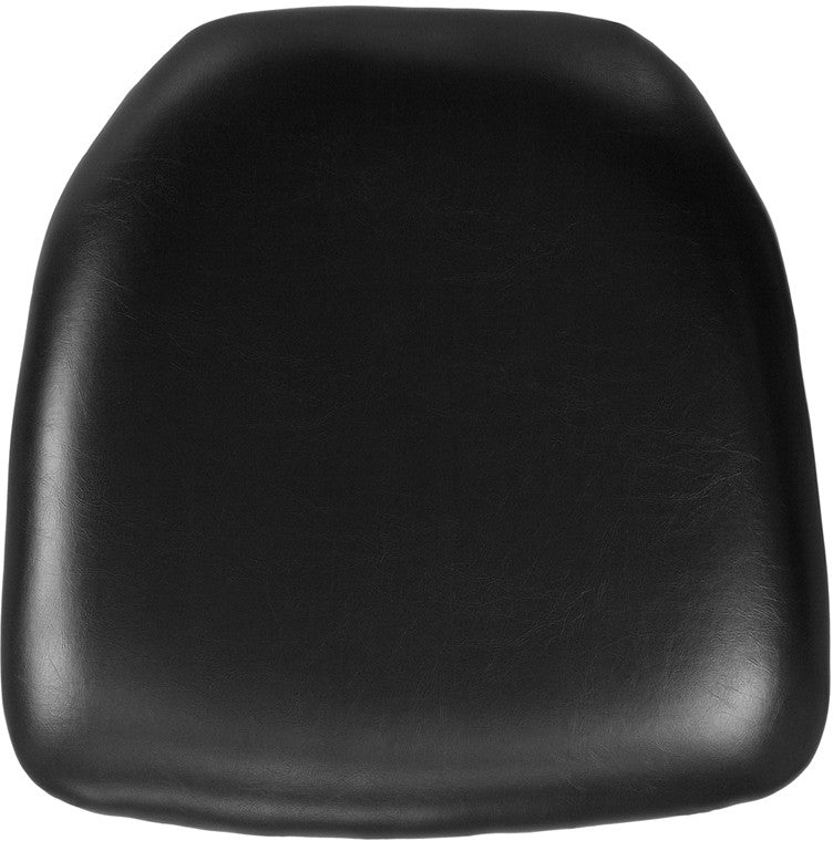 Flash Furniture Bh-bk-hard-vyl-gg Hard Black Vinyl Chiavari Chair Cushion