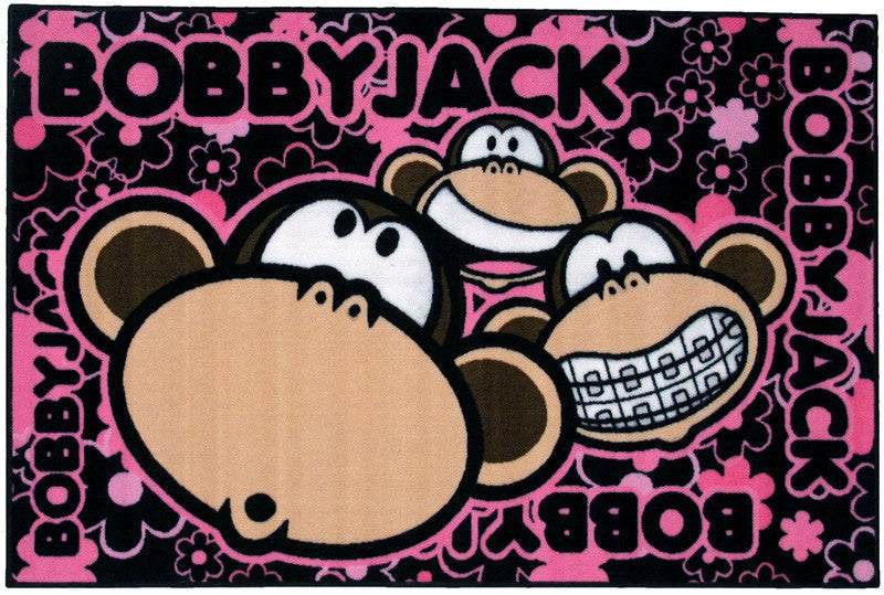 Fun Rugs Bj-21 3958 Bobby Jack Collection Bobby Faces Multi-color - 39 X 58 In.