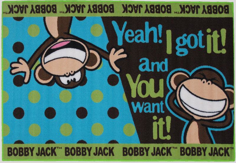 Fun Rugs Bj-22 3958 Bobby Jack Collection Going Dotty Multi-color - 39 X 58 In.