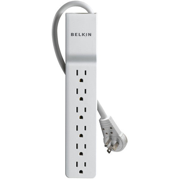Belkin Be106000-08r 6-outlet Home/office Surge Protector (8ft Cord, Rotating Plug)