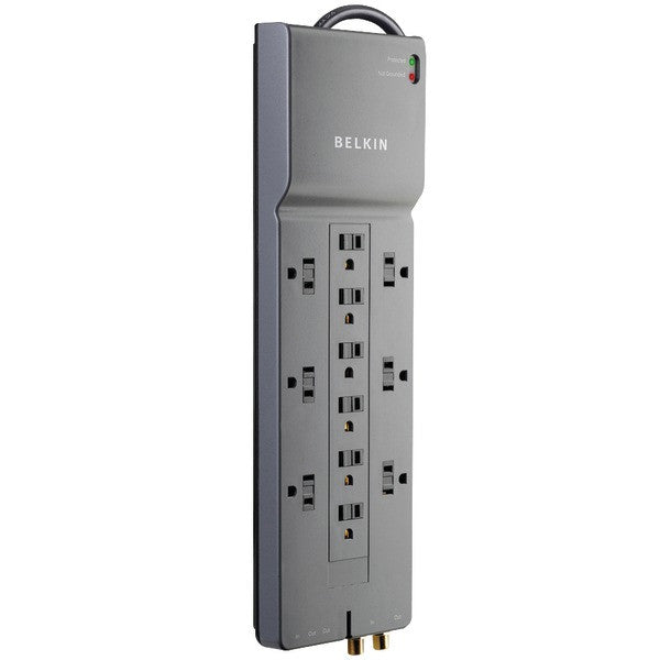 Belkin Be112230-08 Home/office Surge Protector (12-outlet; Telephone & Coaxial Protection)