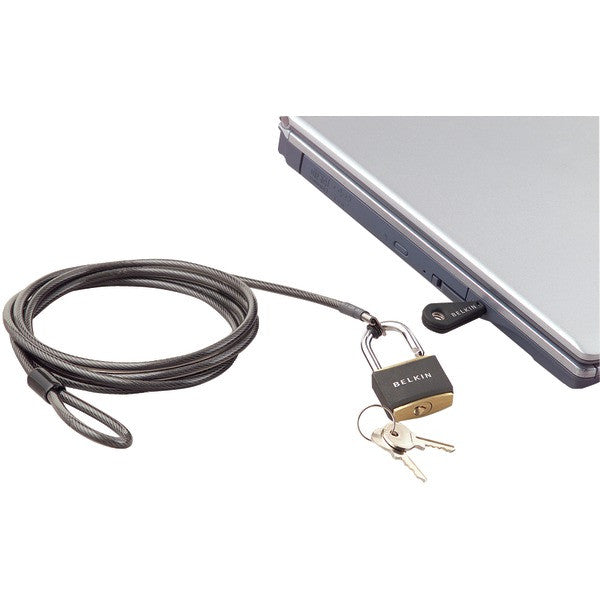 Belkin F8e550-cmk Master-keyed Notebook Lock With Padlock & Key