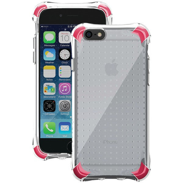 Ballistic Case Co. Js1465-b13n Iphone 6/6s Jewel Spark Case (translucent Clear With Light Pink/red Corners)