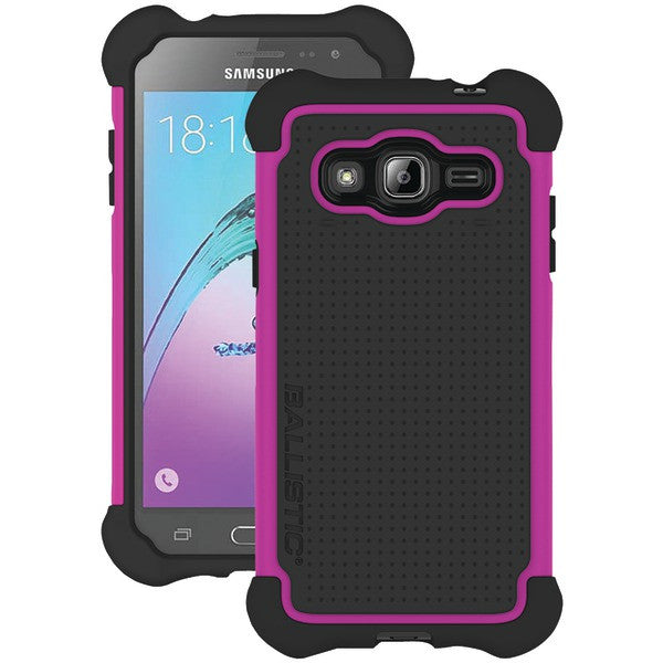 Ballistic Case Co. Tj1708-a19n Ballistic Tough Jacket, Black / Hot Pink,samsung Galaxy J3