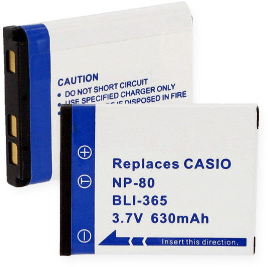 Empire Scientific Bli-365 Casio Np-80 Li-ion 630mah