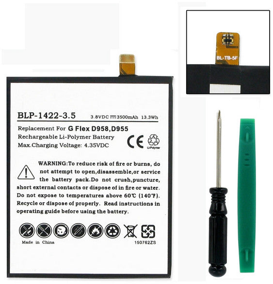 Empire Scientific Blp-1422-3.5 Lg Bl-t8 3.8v 3500mah Li-pol Battery (t)