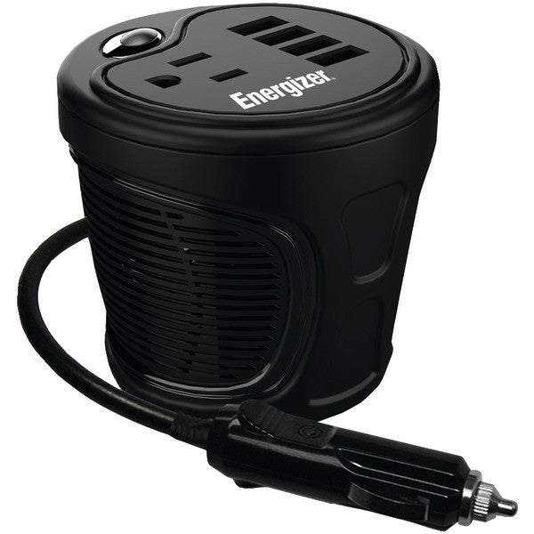 Energizer En180 12-volt Cup Holder Power Inverter (180 Watts)