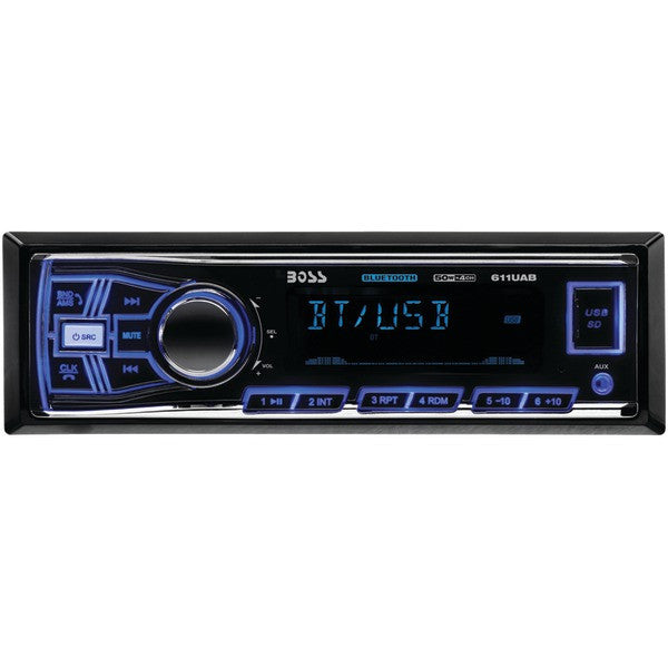 Boss Audio Systems 638bck Single-din In-dash Mechless Am/fm Receiver System With Bluetooth & Speakers