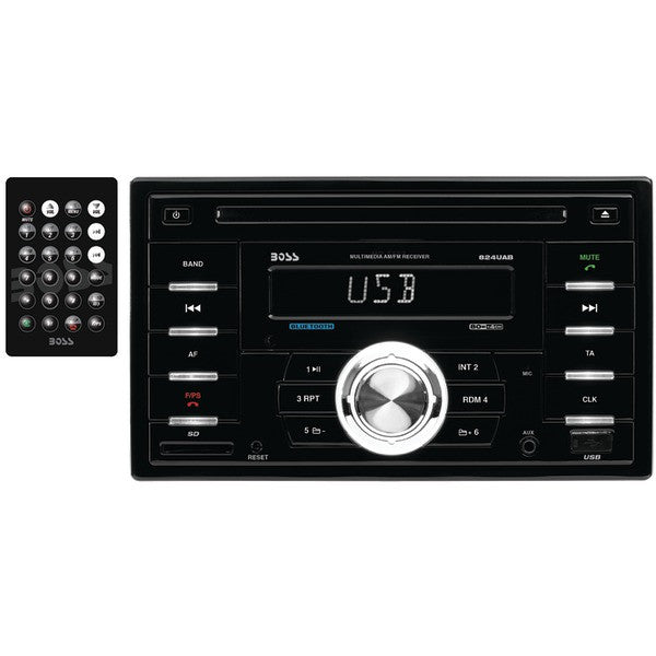 Boss Audio Systems 824uab Double-din In-dash Cd Am/fm Receiver With Bluetooth