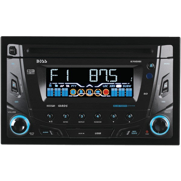 Boss Audio Systems 870dbi Double-din In-dash Cd Am/fm Receiver With Bluetooth