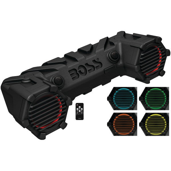 Boss Audio Systems Atv30brgb All-terrain 450-watt Sound System With Internal Amp, 6.5" Speakers, Bluetooth & Rgb Illumination