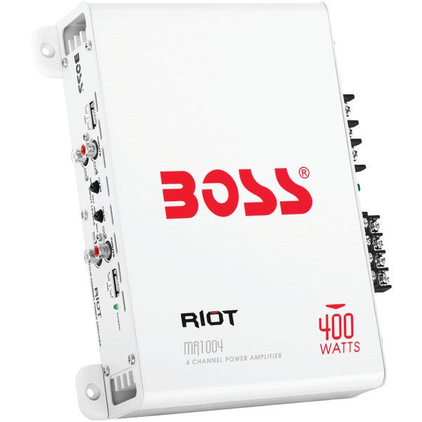 Boss Audio Systems Mr1004 Riot Series Marine Class Ab Amp (4 Channels, 400 Watts)