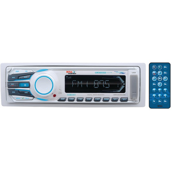 Boss Audio Systems Mr1308uab Marine Single-din In-dash Mechless Am/fm Receiver With Bluetooth (silver)