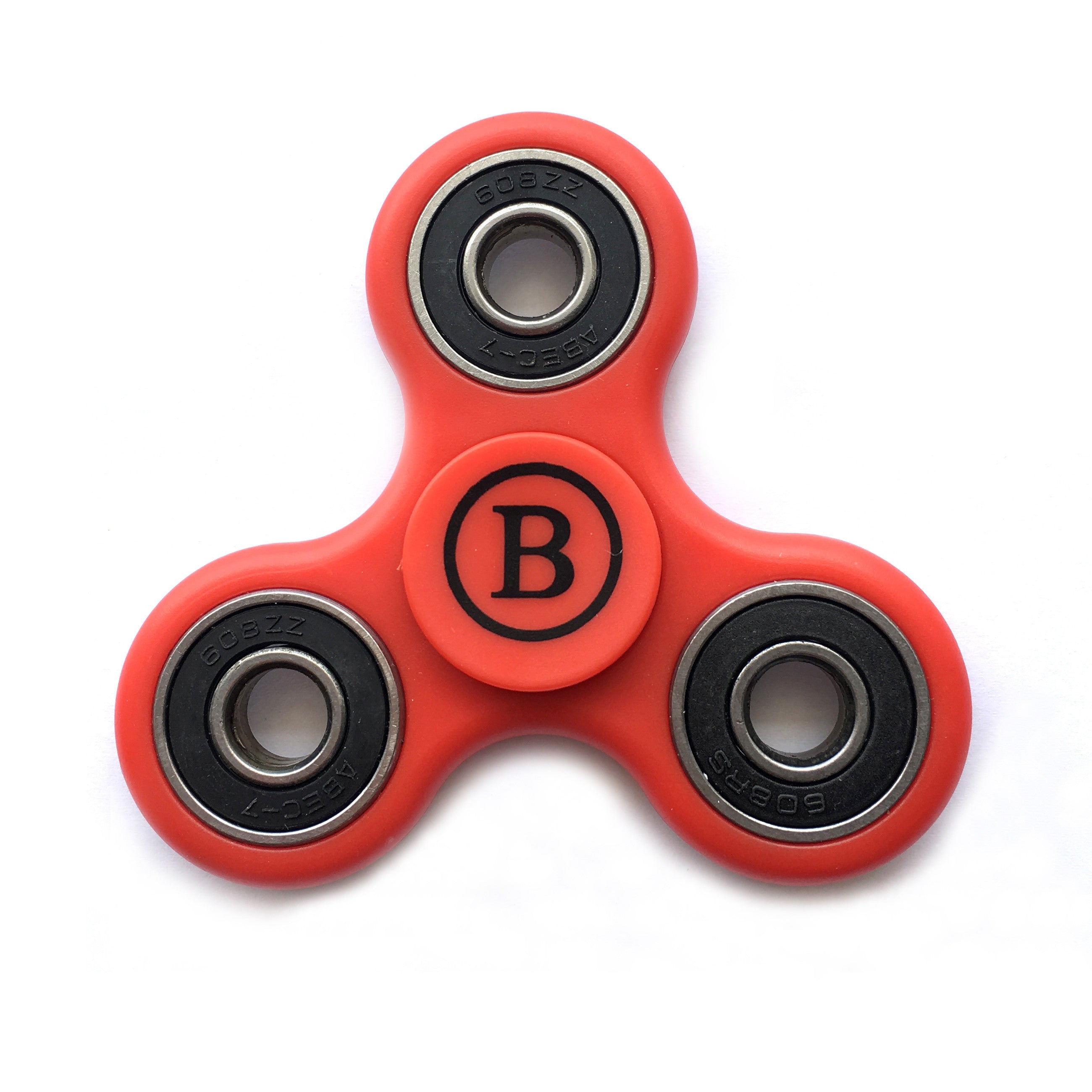 Fidget Hand Spinner High Speed Steel Bearing, Adhd Focus Anxiety Relief Toy - Red