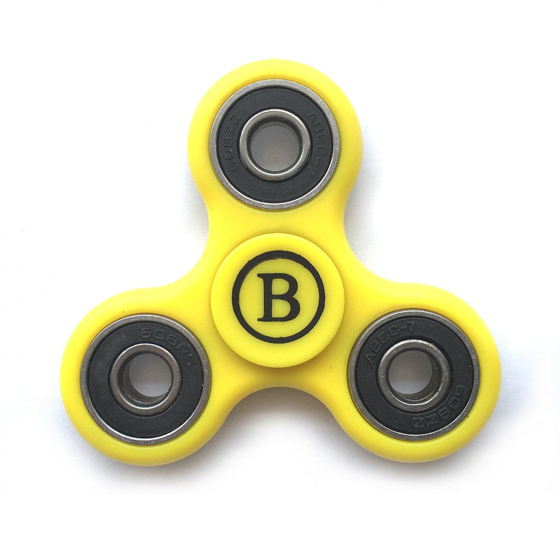 Fidget Hand Spinner High Speed Steel Bearing, Adhd Focus Anxiety Relief Toy - Yellow