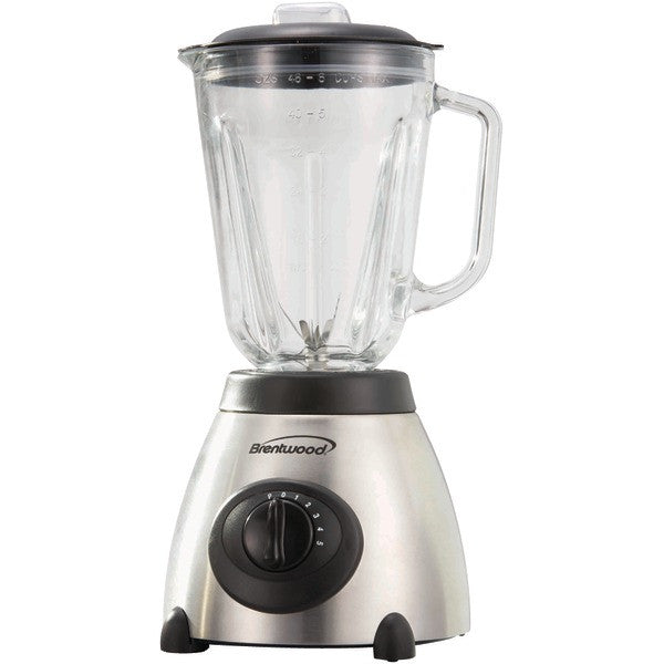 Brentwood Appliances Jb-800 5-speed Blender With Stainless Steel Base & Glass Jar (stainless Steel)