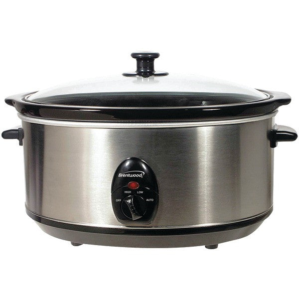 Brentwood Appliances Sc-150s 6.5-quart Stainless Steel Slow Cooker