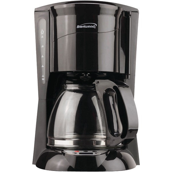 Brentwood Appliances Ts-218b 12-cup Coffee Maker (black; Digital)