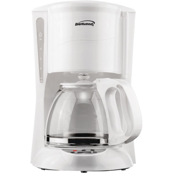 Brentwood Appliances Ts-218w 12-cup Digital Coffee Maker