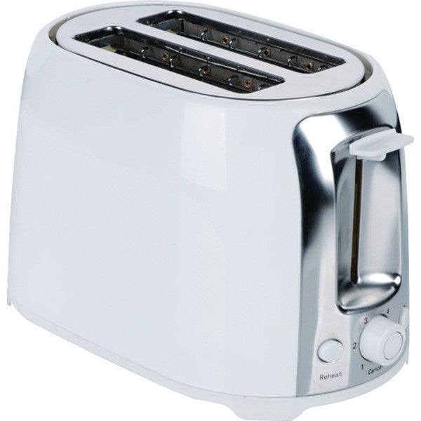 Brentwood Appliances Ts-292w 2-slice Cool Touch Toaster (white & Stainless Steel)