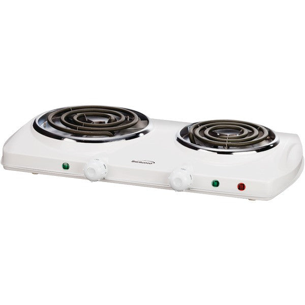 Brentwood Appliances Ts-368 Electric Double Burner (white)