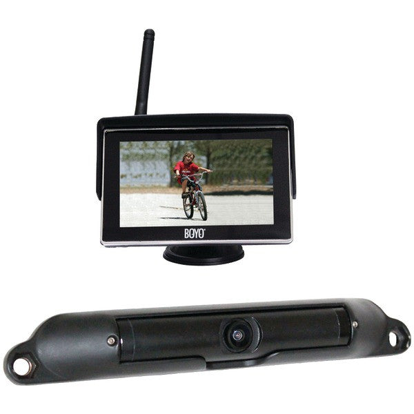 Boyo Vision Vtc424r Wi-fi High-resolution Rearview Camera System With 4.3" Lcd Monitor