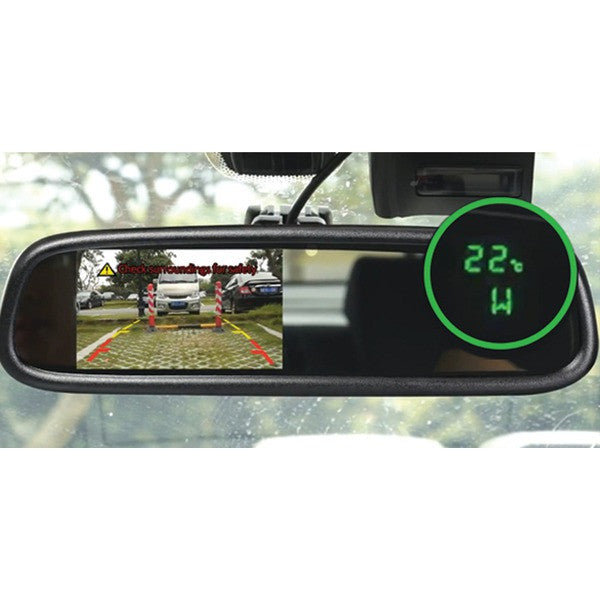Boyo Vision Vtm43tc 4.3" Oe-style Rearview Mirror Monitor With Temperature & Compass