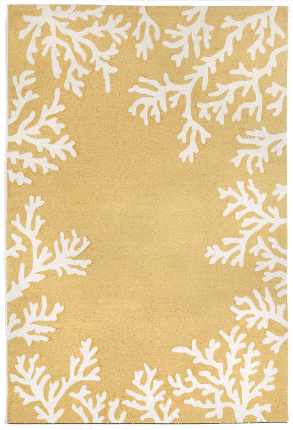 Trans-ocean Imports Cap57162009 Capri Collection Yellow Finish Everywear Rug