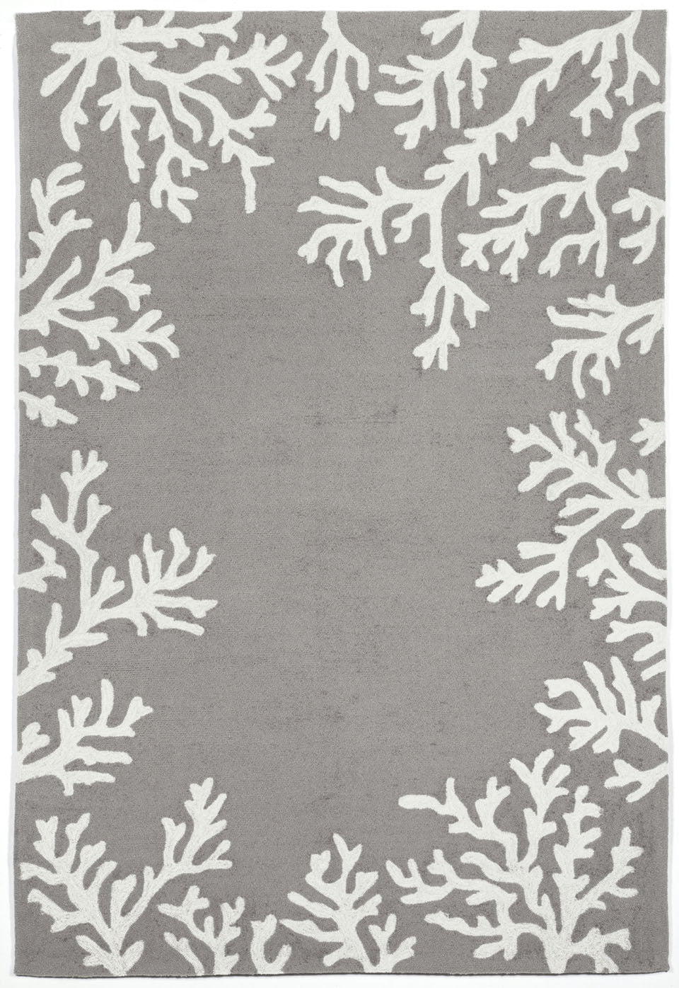 Trans-ocean Imports Cap71162047 Capri Collection Silver Finish Everywear Rug