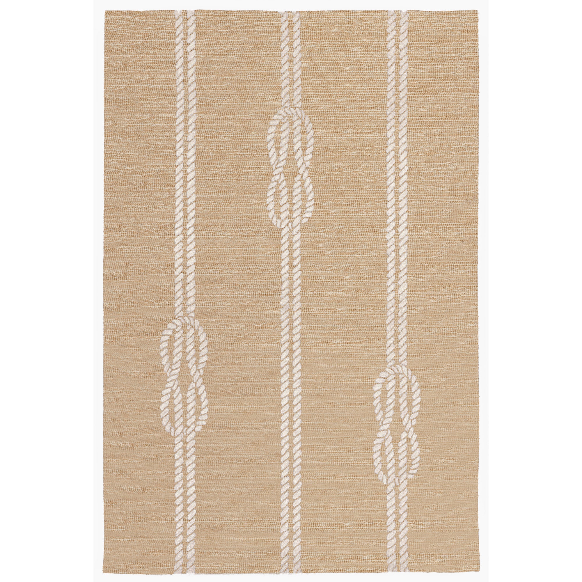 Trans-ocean Imports Cap46163612 Liora Manne Capri Ropes Indoor/outdoor Rug Natural 42"x66"