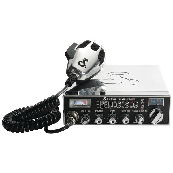 Cobra 29 Ltd Chr Fully Chrome-plated 29 Ltd Classic Cb Radio With Talkback
