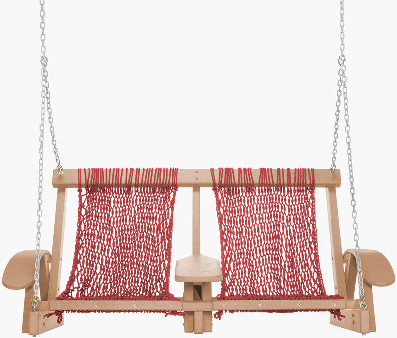 Pawleys Island Hammocks Ccddsgncd Coastal Duracord Cedar Swing-garnet Rope