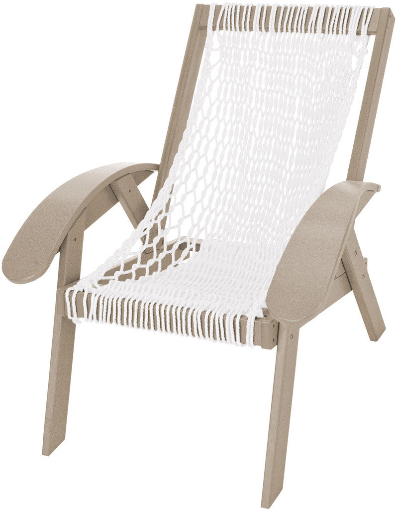 Pawleys Island Hammocks Ccscpww Coastal Duracord Weatherwood Chair-white Rope (w 31.5 X H 36.5 In.)