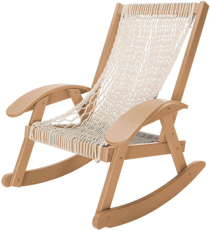 Pawleys Island Hammocks Ccsrotcd Coastal Duracord Cedar Rocker-oatmeal Rope (w 31.5 X H 36.5 In.)