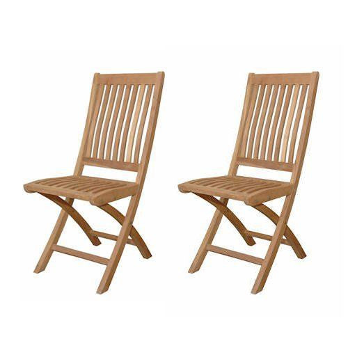 Anderson Teak Chf-104 Tropico Folding Chair (sell & Price Per 2 Chairs Only)