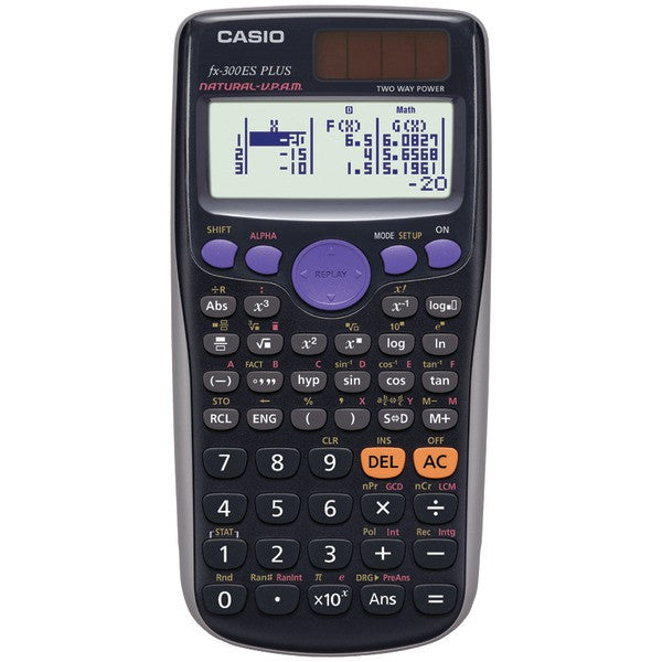 Casio Fx300es Plus Fraction & Scientific Calculator (black)