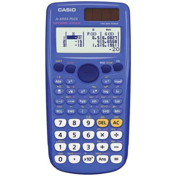 Casio Fx-300esplus-blu Fraction & Scientific Calculator (blue)