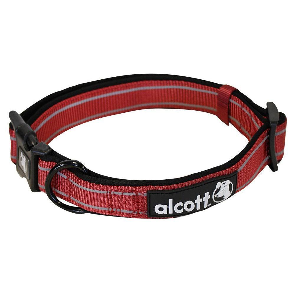 Alcott Clr-md-es-rd Essential Adventure Dog Collar
