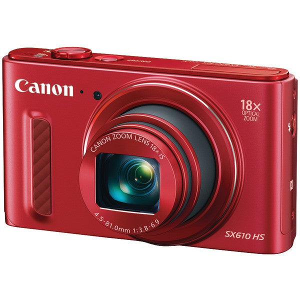Canon 0113c001 20.0-megapixel Powershot Sx610 Hs Digital Camera (red)
