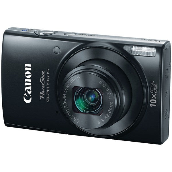 Canon 1084c001 20.0-megapixel Powershot Elph 190 Is Camera (black)