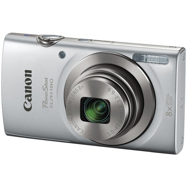Canon 1093c001 20.0-megapixel Powershot Elph 180 Hs Digital Camera (silver)