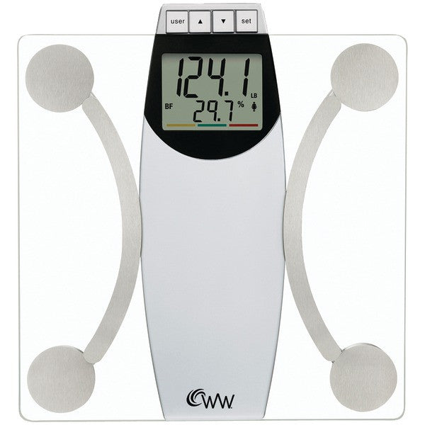 Conair Ww67n Weight Watchers Glass Body Analysis Scale