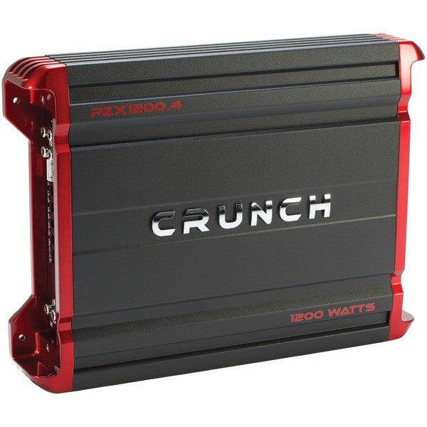 Crunch Pzx1200.4 Powerzone 4-channel Class Ab Amp (1,200 Watts)