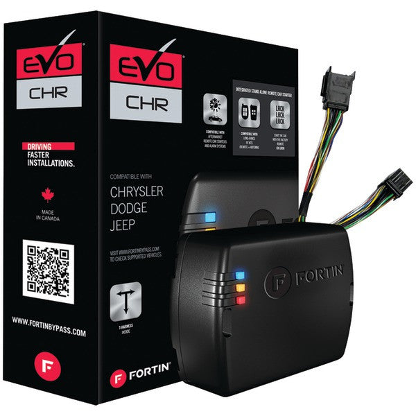 Fortin Evo-chr.t4 Preloaded Module & T-harness Combo (chrysler, Dodge, Jeep & Volkswagen 2008 & Up Tip-start Vehicles)