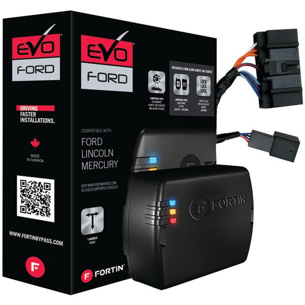 Fortin Evo-for.t1 Preloaded Module & T-harness Combo (ford, Lincoln & Mercury 2008 & Up Standard Key Vehicles)